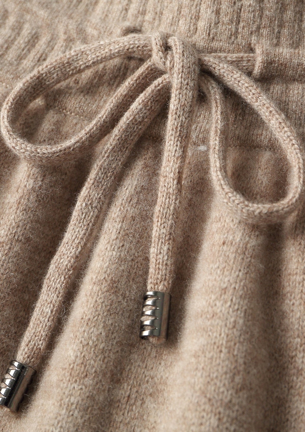 Pure Extra-Fine Merino Wool Drawstring Trousers by SATRI & CO. – product view 8