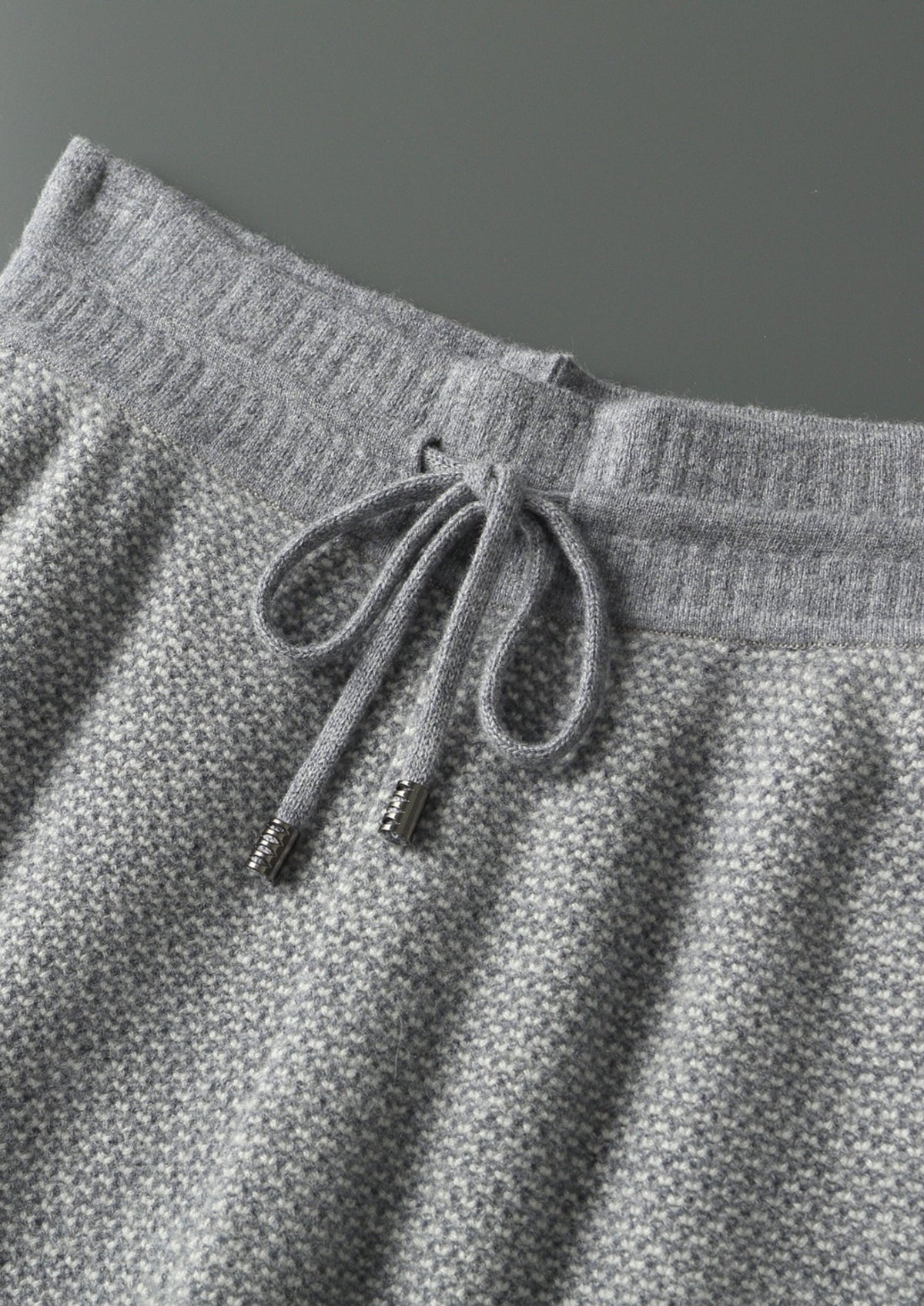Pure Extra-Fine Merino Wool Jacquard Trousers by SATRI & CO. – product view 4