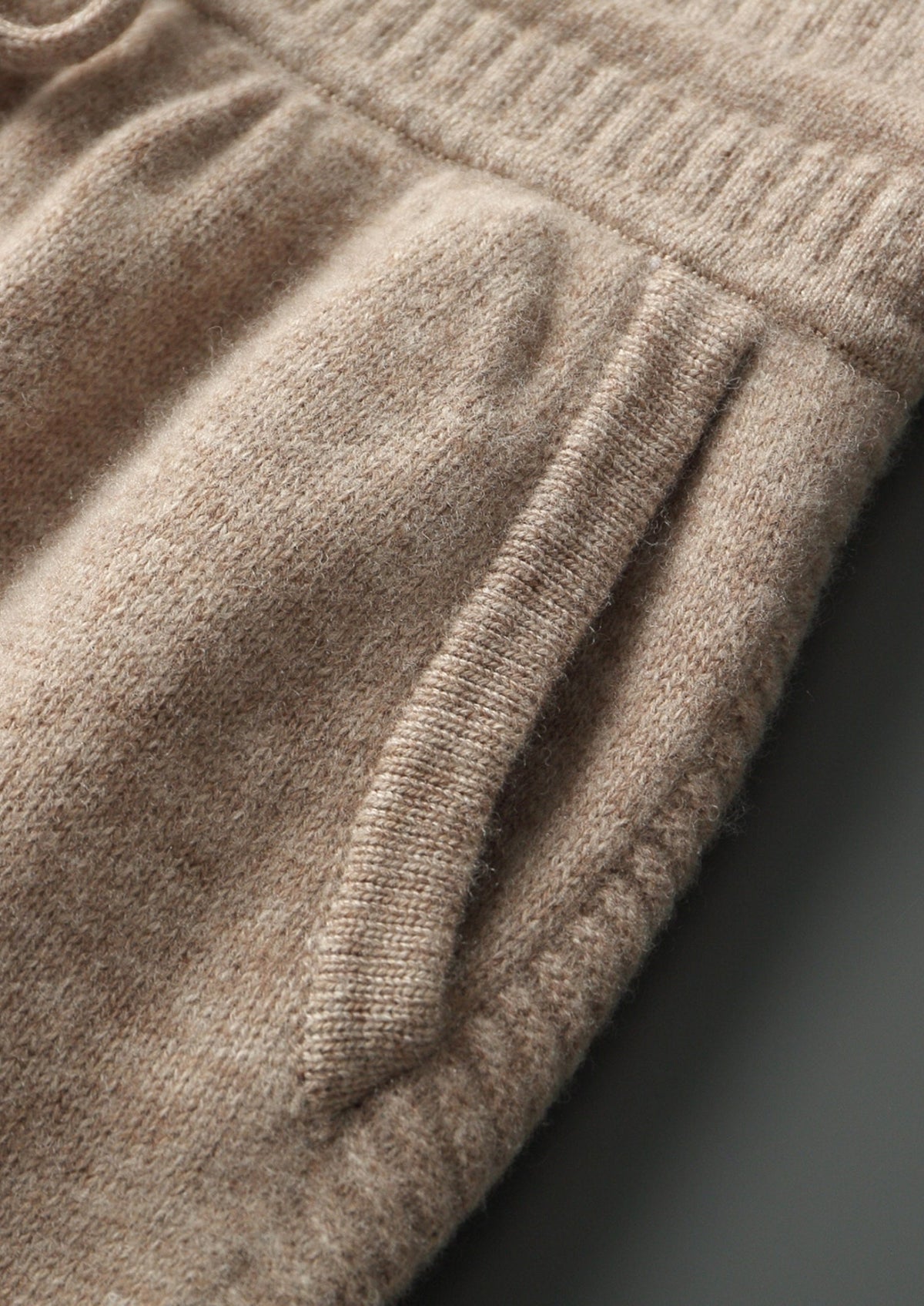 Pure Extra-Fine Merino Wool Drawstring Trousers by SATRI & CO. – product view 5