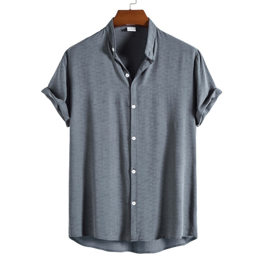 Santo André Band Collar Shirt