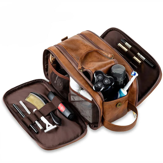 Men's Leather Travel Pouch S034 | SATRI