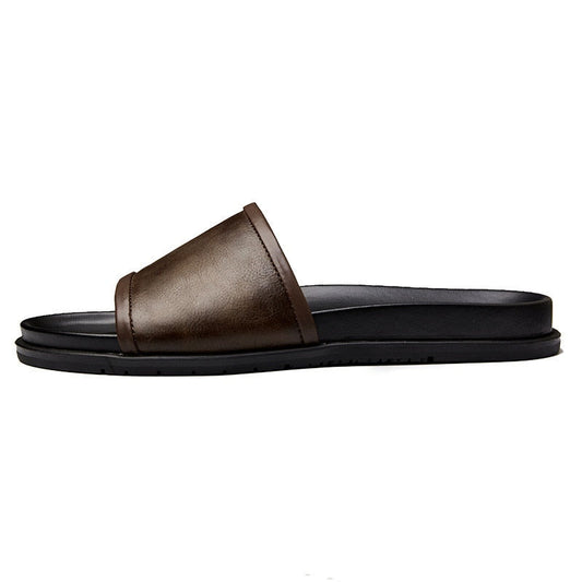 Malibu Leather Slides