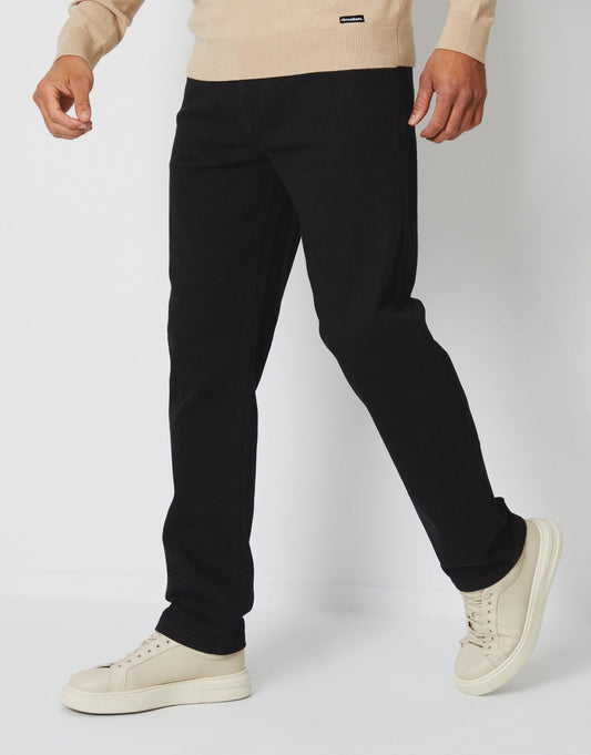 Straight Leg Jeans in Black