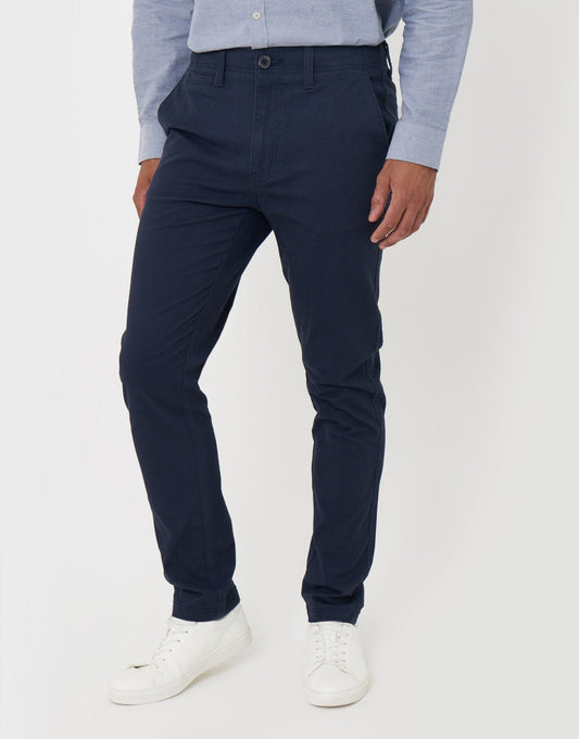 The Classic Slim Fit Chino Trousers in Navy