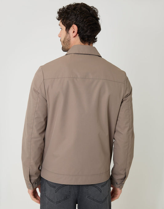 The Perfect In-Between Showerproof Jacket in Taupe