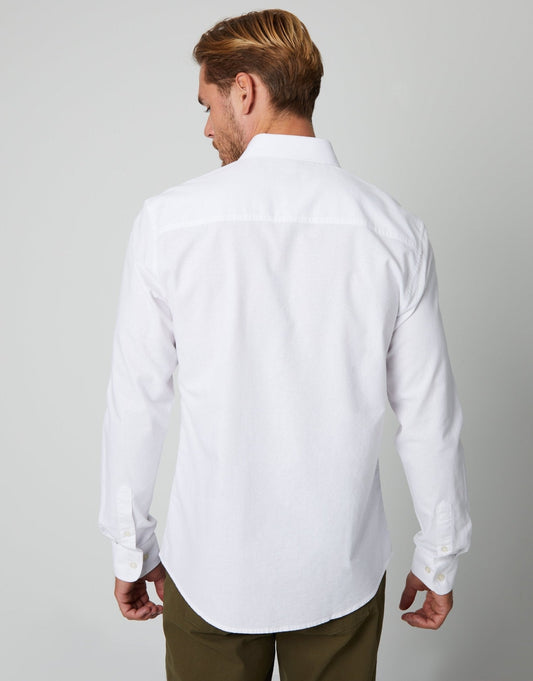 The Classic Cotton Oxford Shirt in White