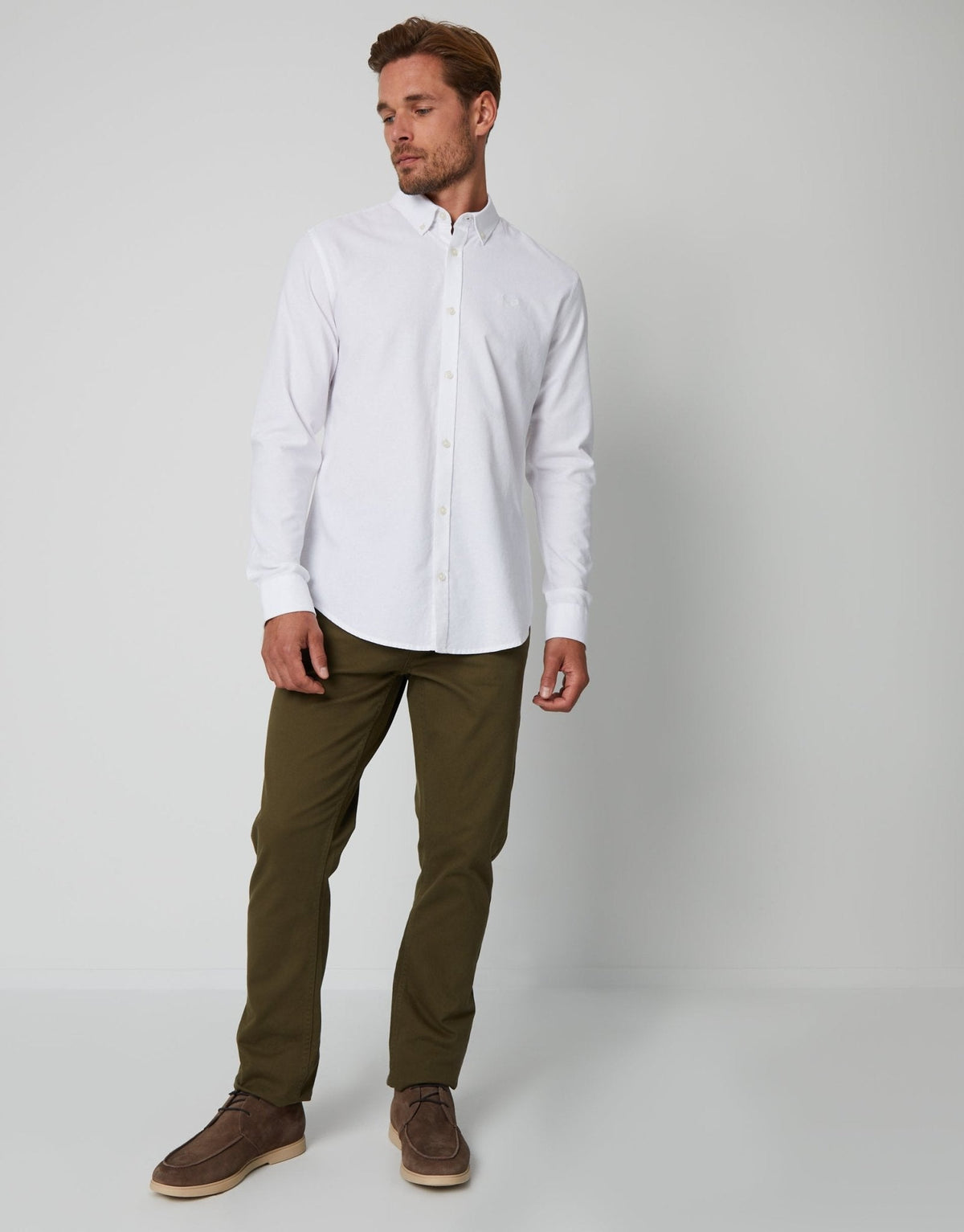 The Classic Cotton Oxford Shirt in White