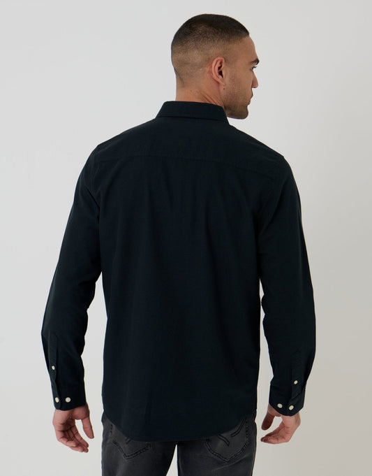 The Classic Cotton Oxford Shirt in Black