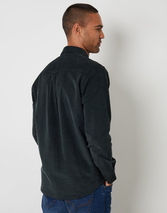 Corduroy Shirt in Dark Blue