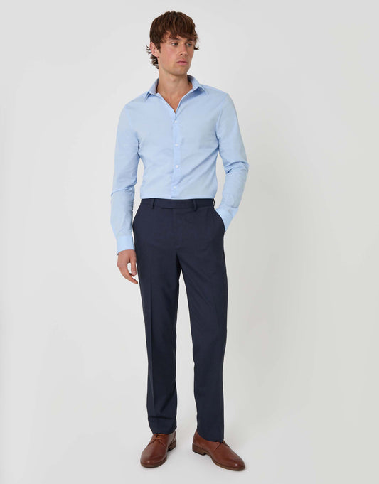 Tailored Fit Suit Trousers in Navy