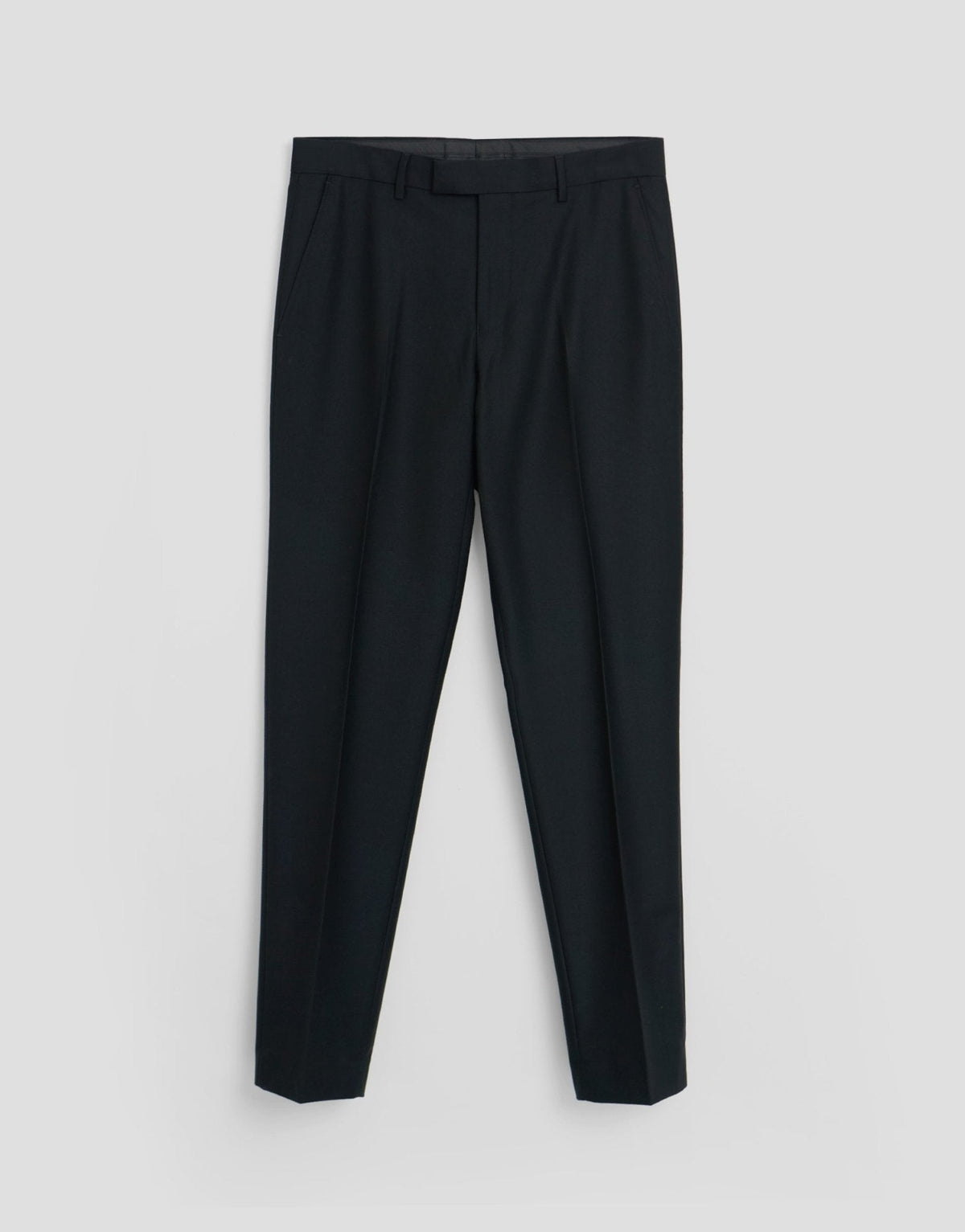 Slim Fit Suit Trousers in Black