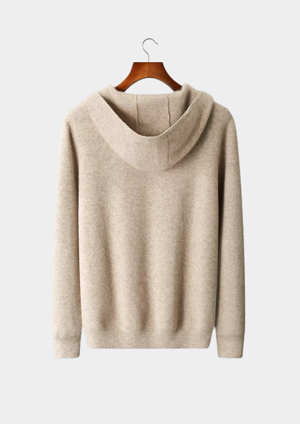 Pure Extra-Fine Merino Wool Zipper Hoodie by SATRI & CO. – product view 12