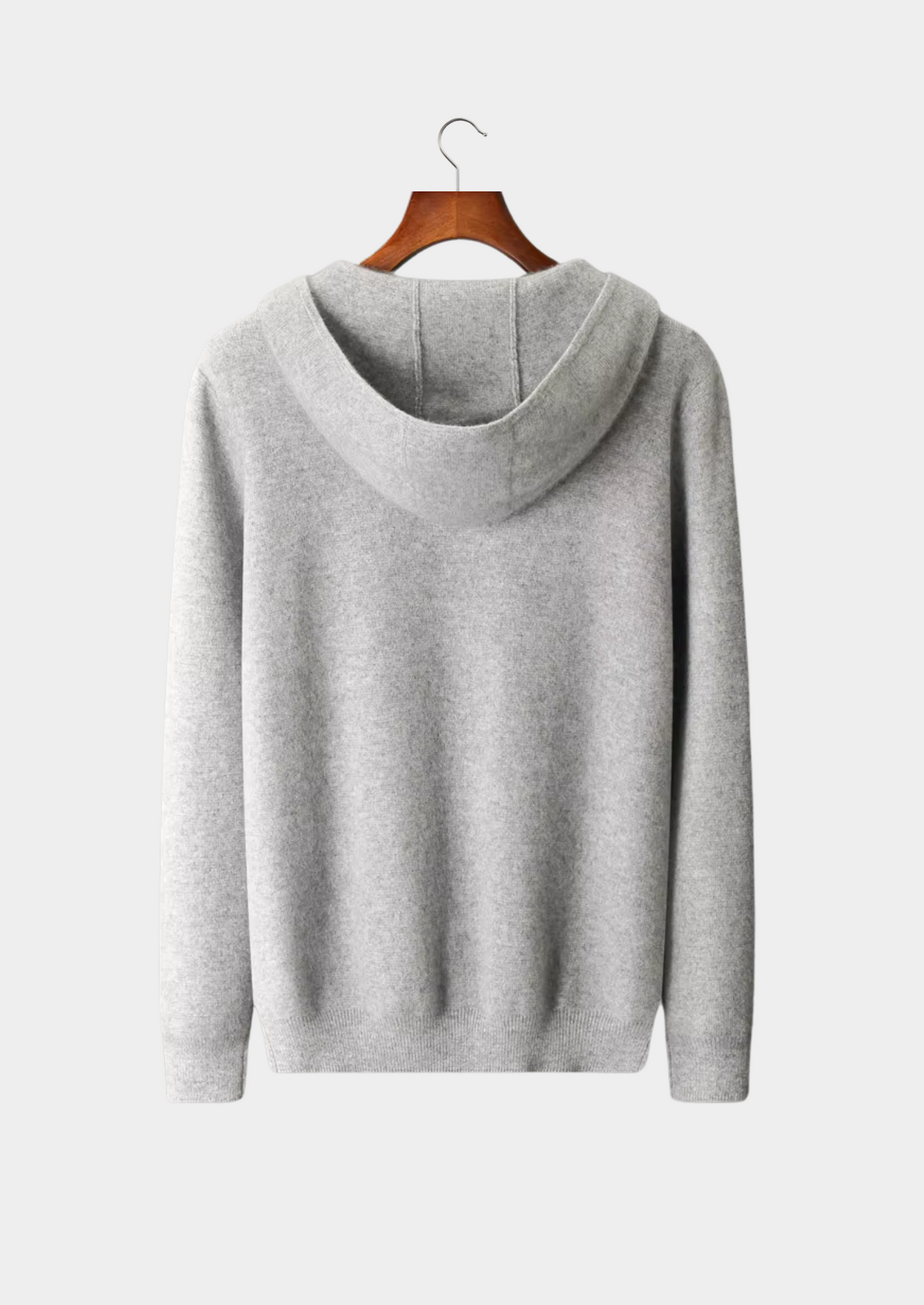 Pure Extra-Fine Merino Wool Zipper Hoodie by SATRI & CO. – product view 2