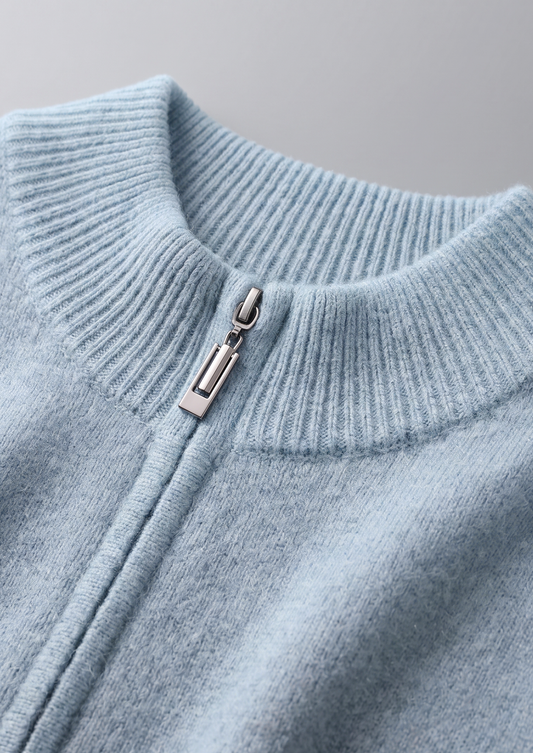 Pure Extra-Fine Merino Wool Light Blue Luzzo Set by SATRI & CO. – product view 2
