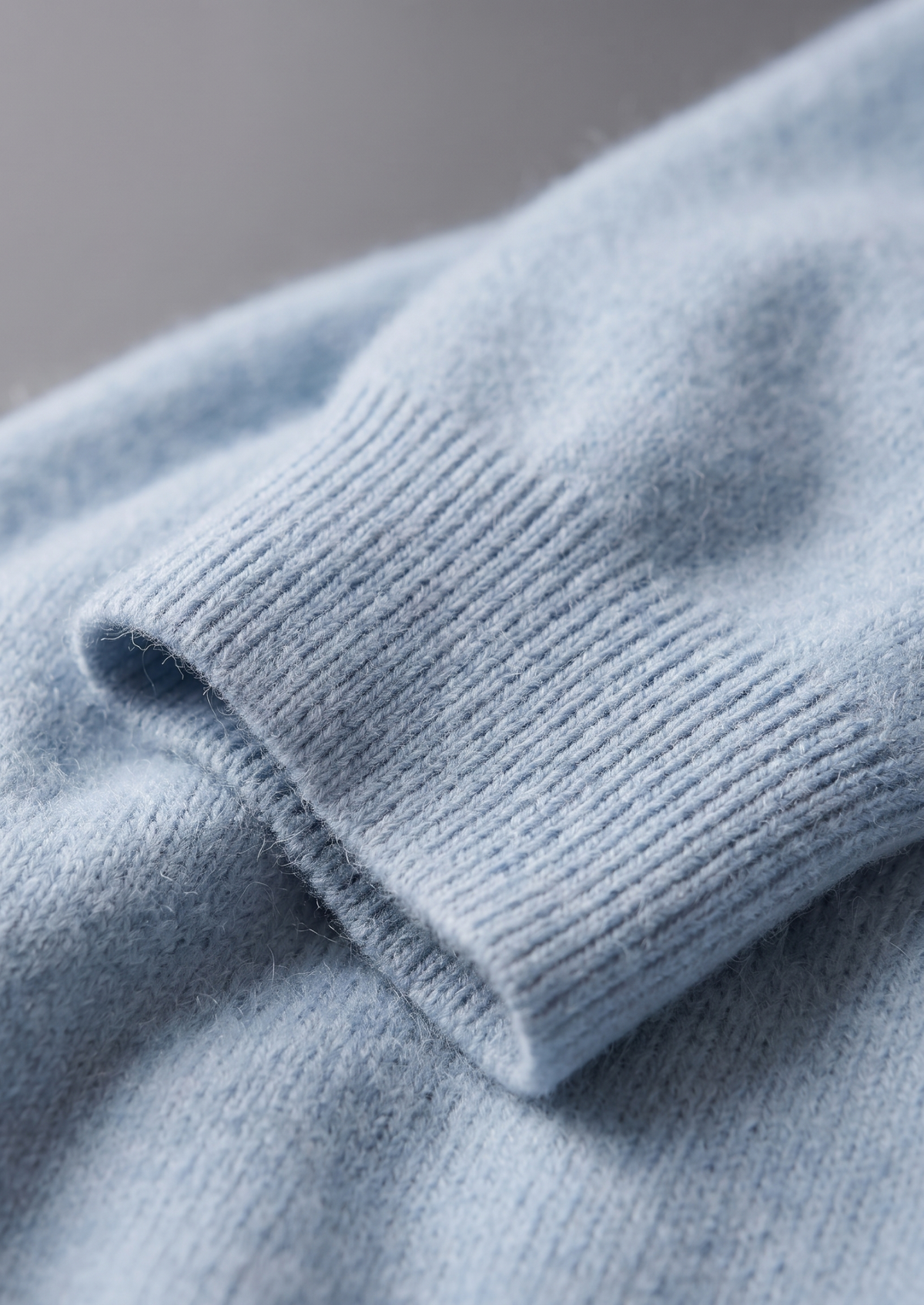 Pure Extra-Fine Merino Wool Light Blue Luzzo Set by SATRI & CO. – product view 4
