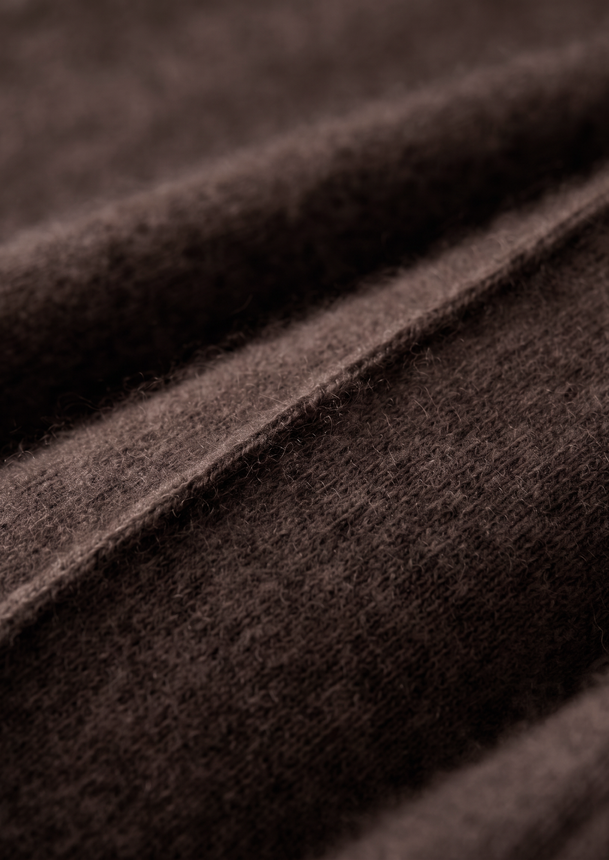 Pure Extra-Fine Merino Wool Dark Brown Luzzo Set by SATRI & CO. – product view 10
