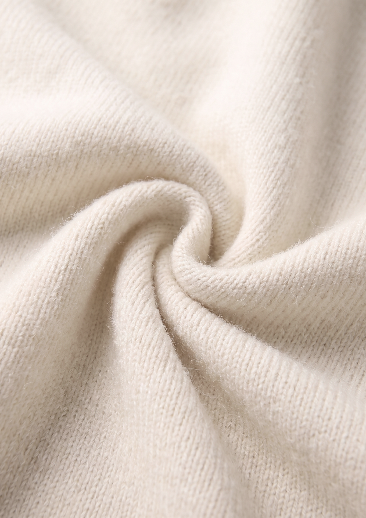 Pure Extra-Fine Merino Wool Cream White Luzzo Set by SATRI & CO. – product view 10