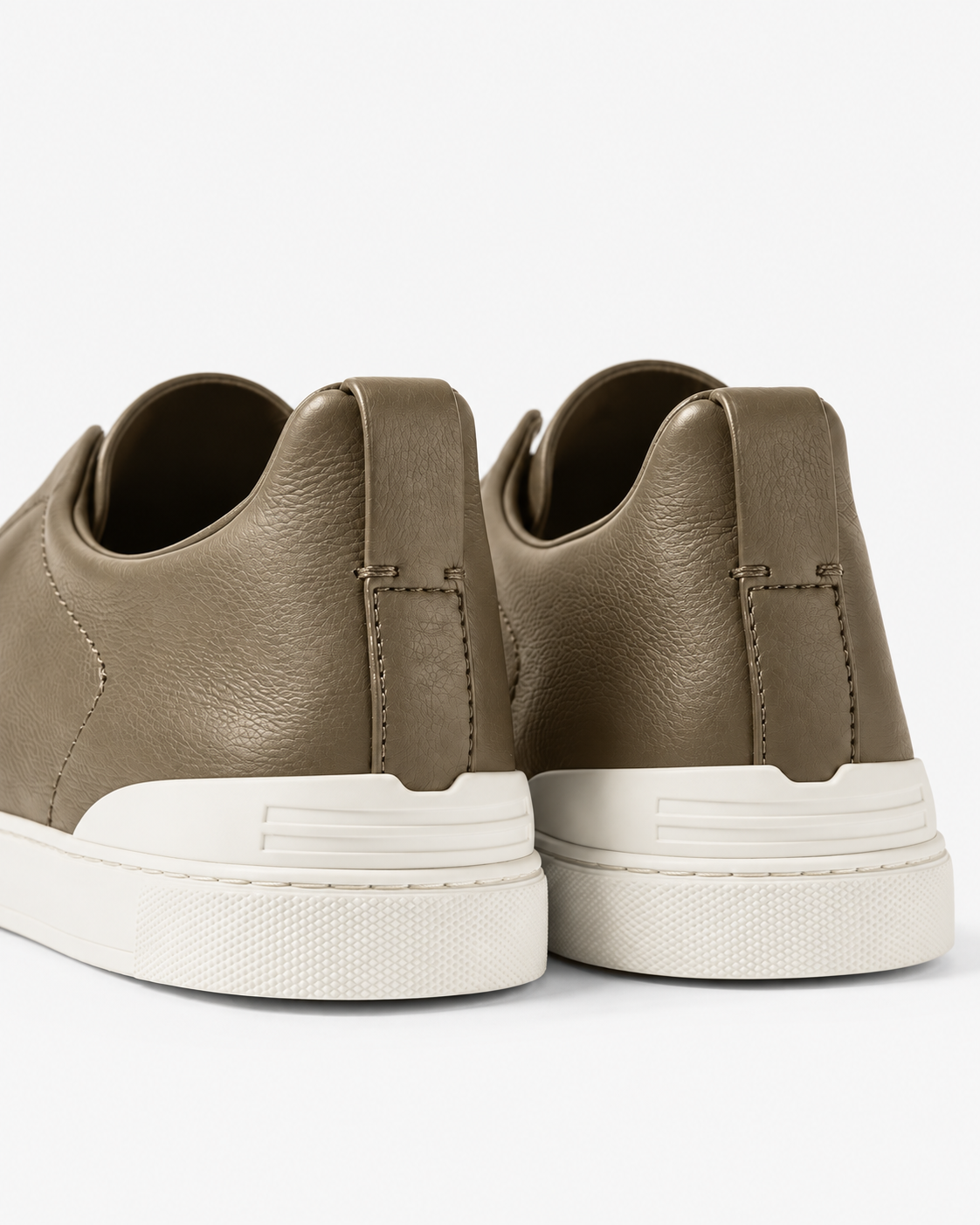 SATRI Ravello khaki trainers rear view